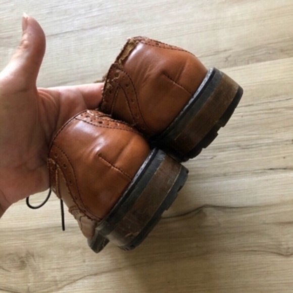 Steve Madden Tan Leather Oxfords - Picture 5 of 11